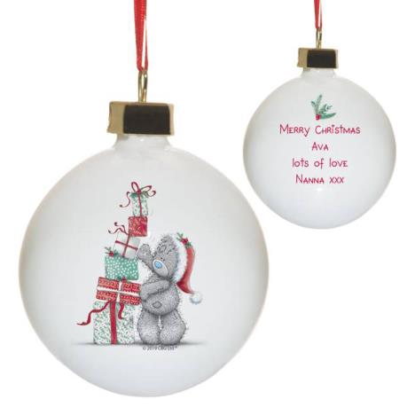 Personalised Me to You Stacking Presents Christmas Bauble £12.99